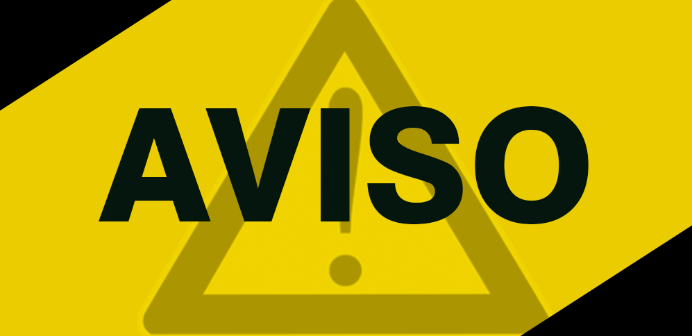 Aviso importante